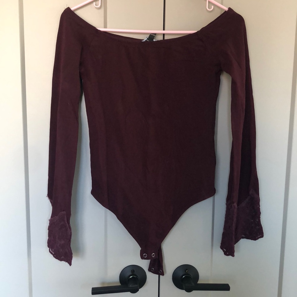 Wine bodysuit